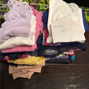 Baby Girl Clothing Bundle 12mo